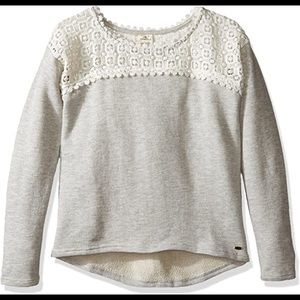 O’Neill Long Sleeve Scallop Trim Shirt Size S
